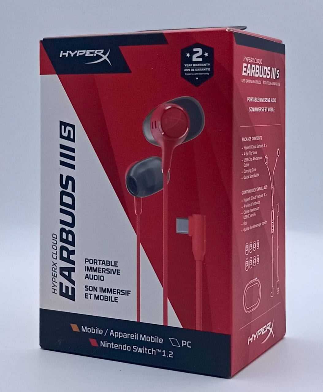 HyperX Cloud Earbuds III S- Gaming Earbuds